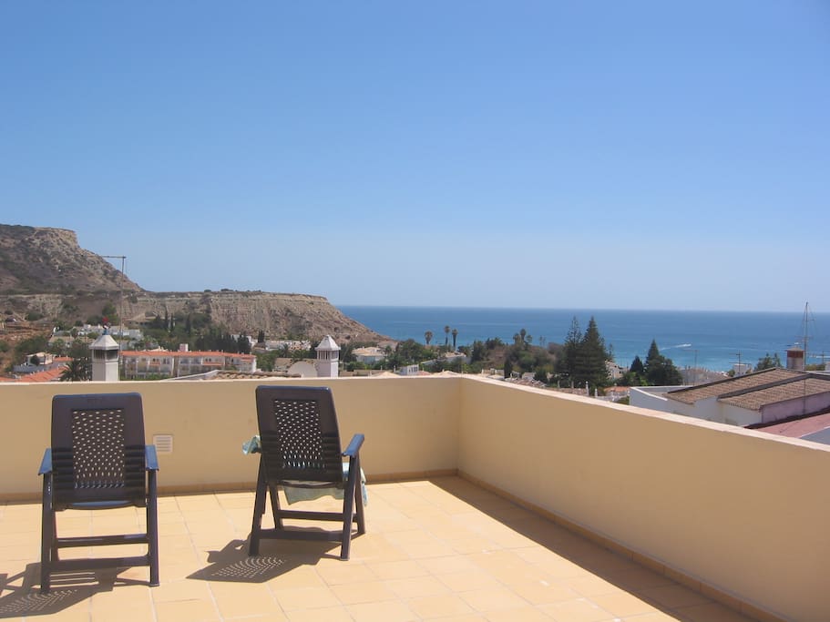 Fabulous sea view from the roof terrace