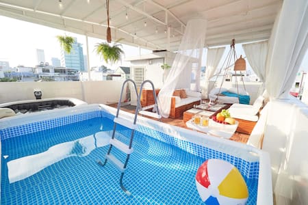 COUCOU1*KidPool*Spa Jacuzzi.Center@Han River