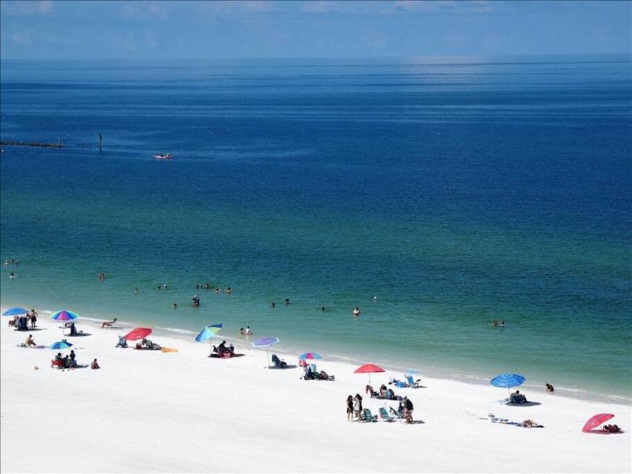 Beautiful beach and warm water