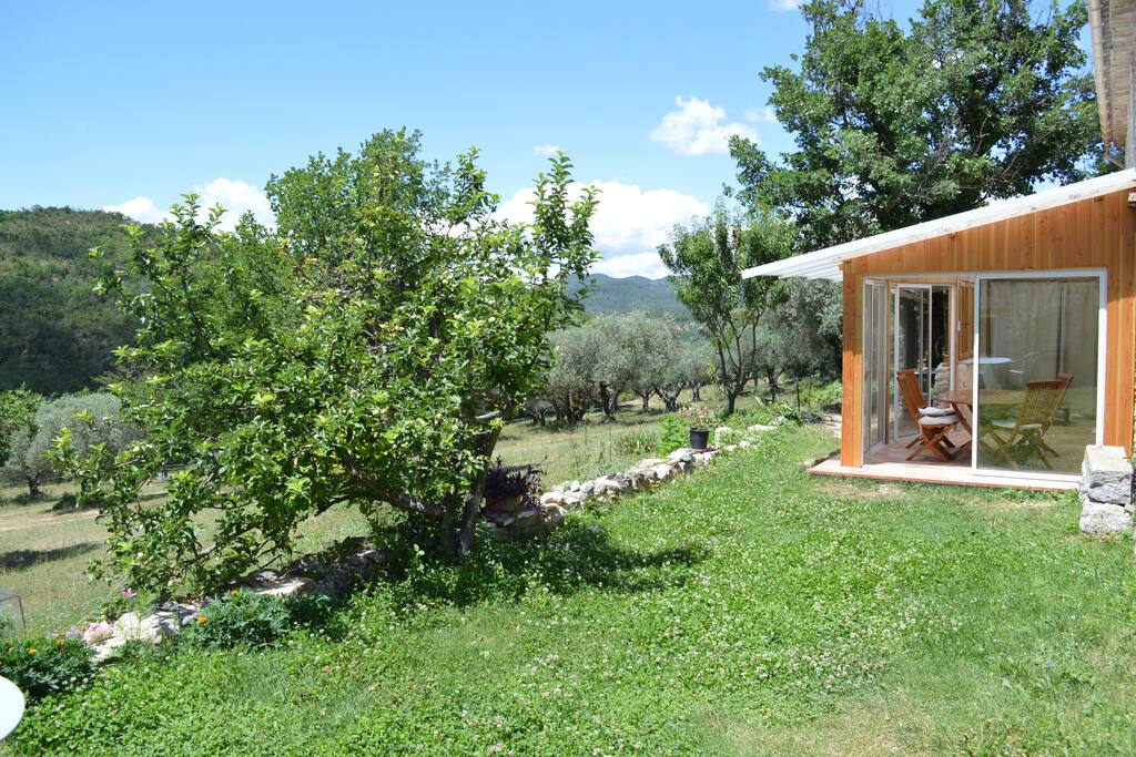 La terrasse et la véranda