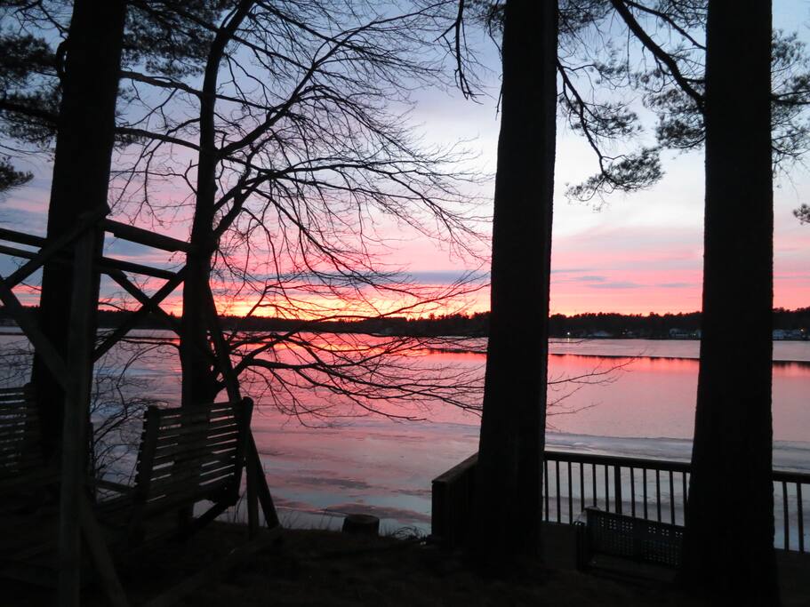 Winter sunset