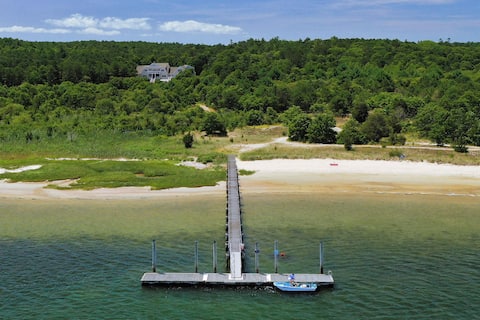 NEW!! Cape Cod Estate with Sandy Beach and Dock!