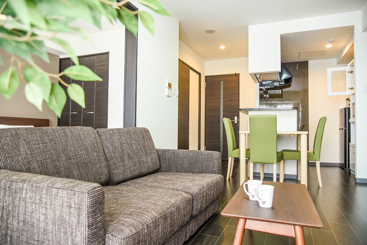 「林間の部屋」 1791)High floor♪Free car park&Wifi☆cozy room - Apartments for