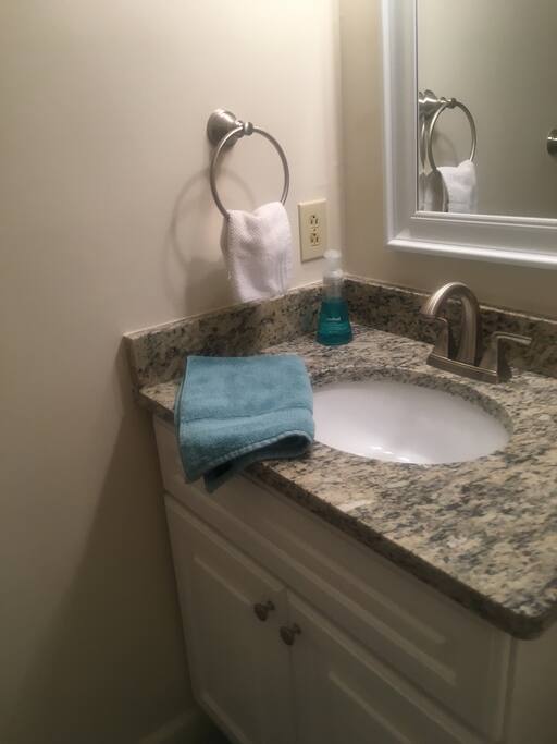Private half bath