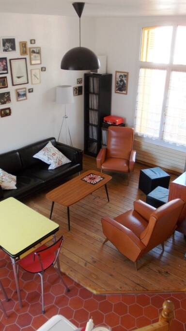 Salon au rez-de-chaussée