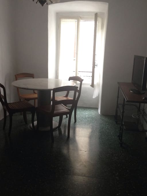 La sala da pranzo