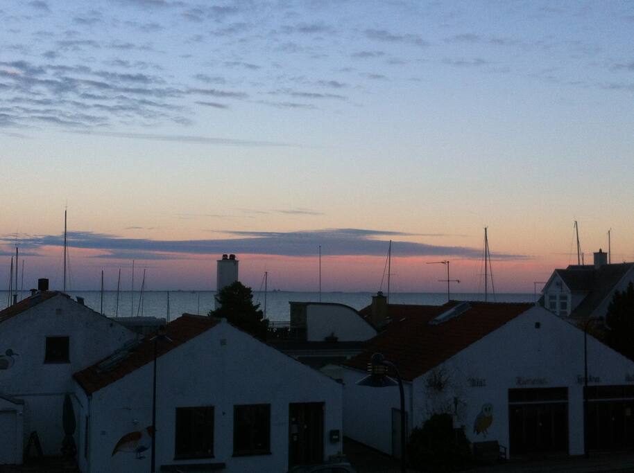 The view from one of the balconies