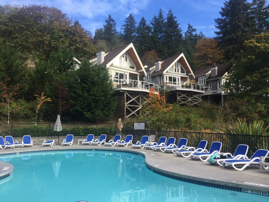 Swimming pool (cottages in background)