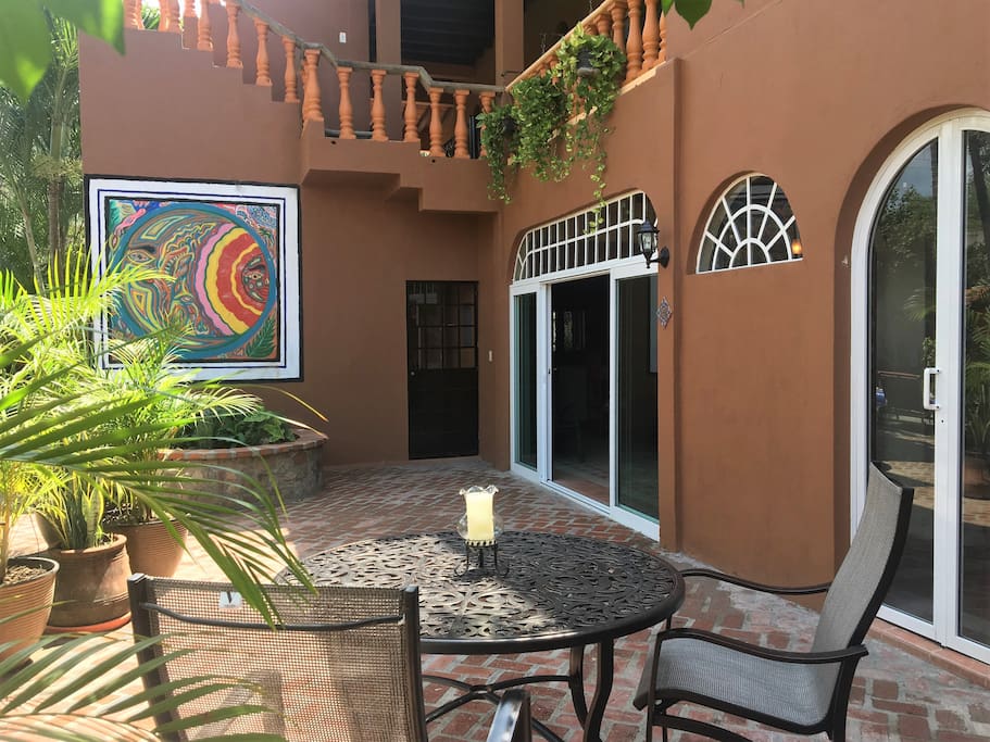 Private patio