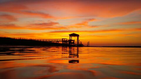 Tabby on the Coast : PRIVATE DEEP WATER DOCK