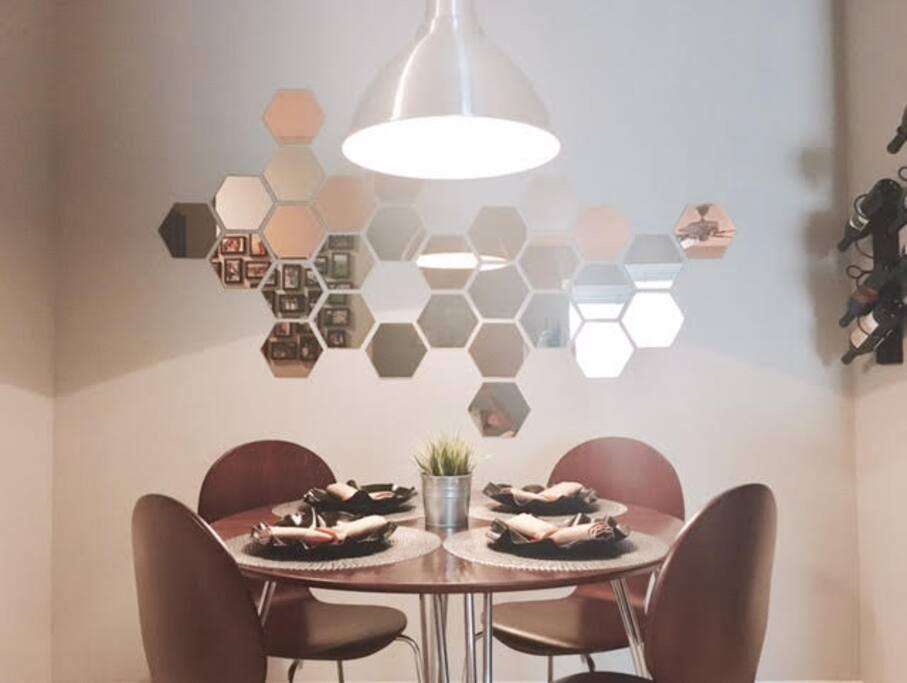 Dinning area of the apartment
