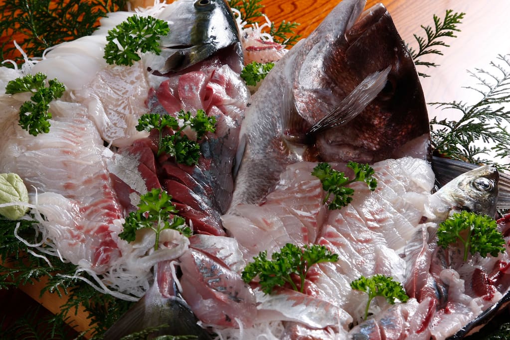 The booking includes 2 meals: a Japanese breakfast and a luxurious seafood course on the night of your arrival! If you would rather not have raw fish, we can prepare it cooked as well :)