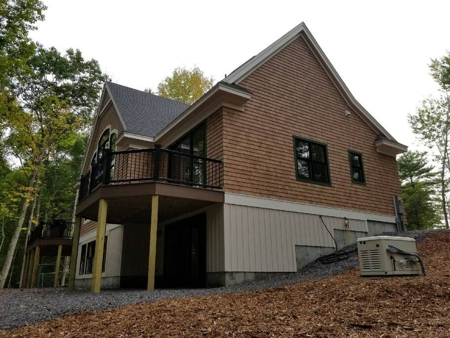 rear and private entrance