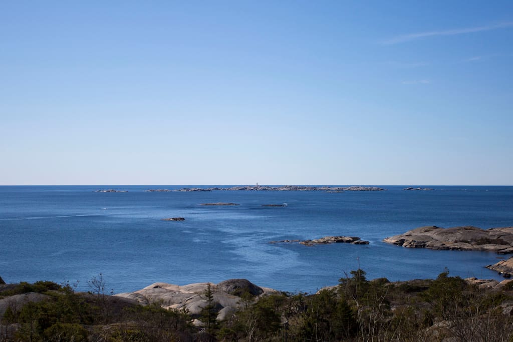 Utsikt fra terrassen