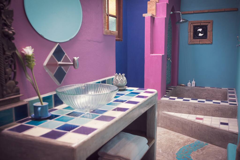 Pink House Bathroom