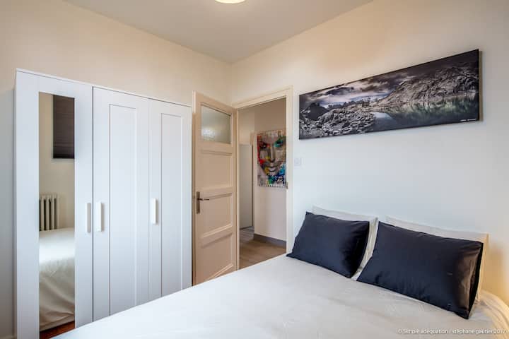 Საძინებელი 2, ორადგილიანი საწოლი 140 სმ 