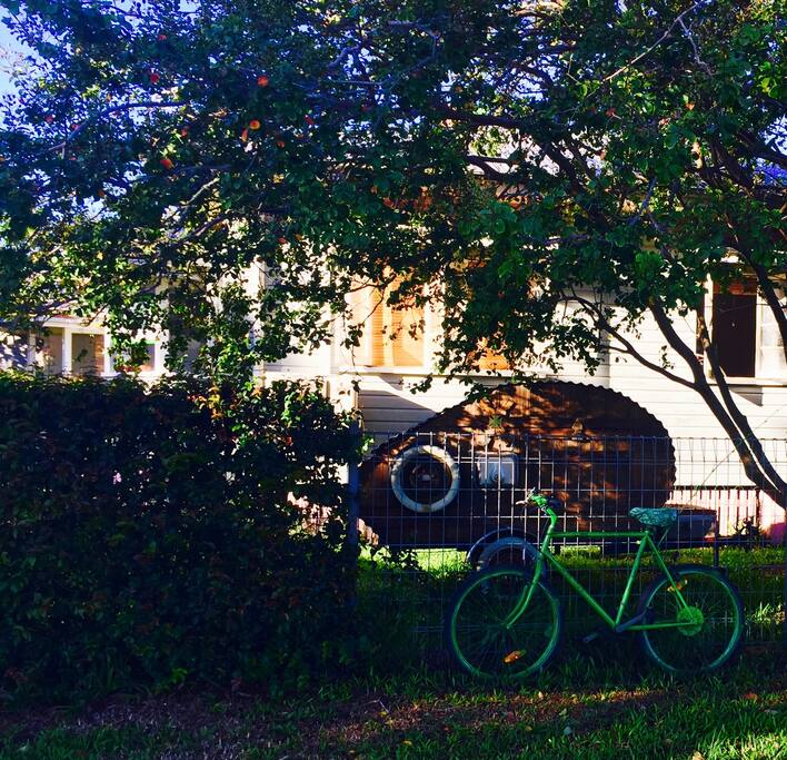 The view of your caravan from the street.