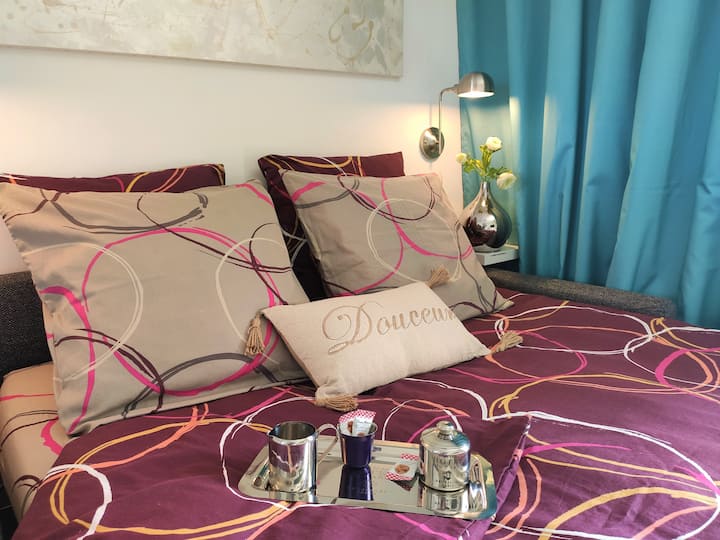 Canapé convertible neuf de 140 x 190.
Matelas 18 cm qualité ferme.
Pour votre confort, le linge de lit est de qualité avec des coloris assortis. 