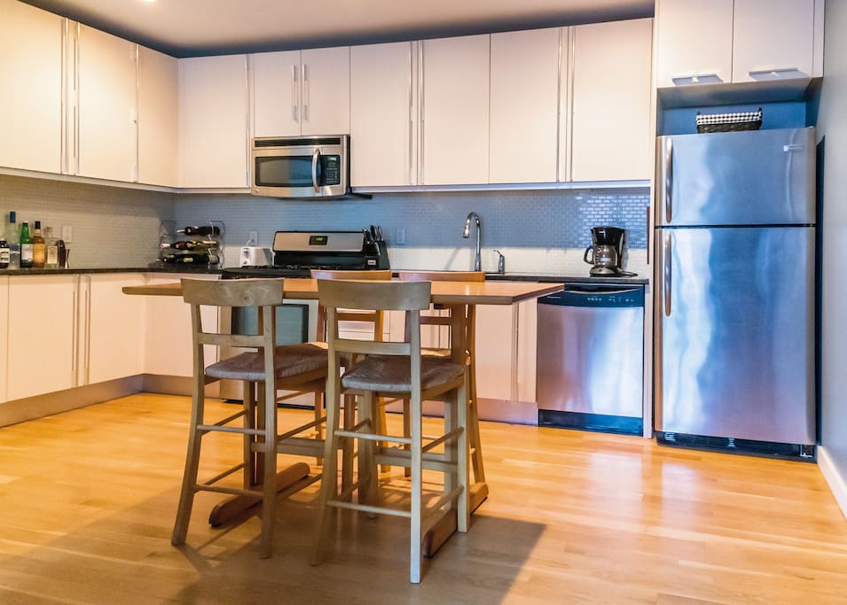 Kitchen and dining room