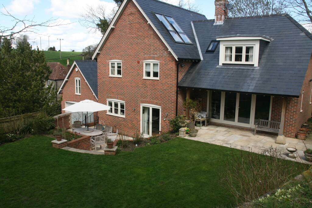 Lovely south facing garden.