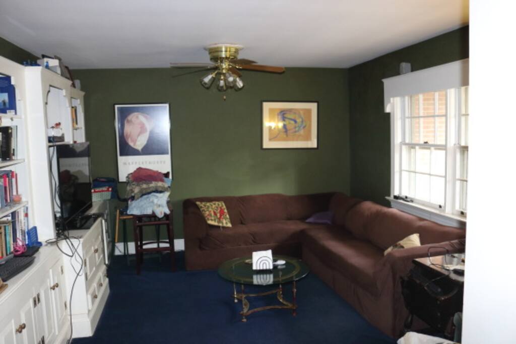 The Casual Family Room with TV and Cable