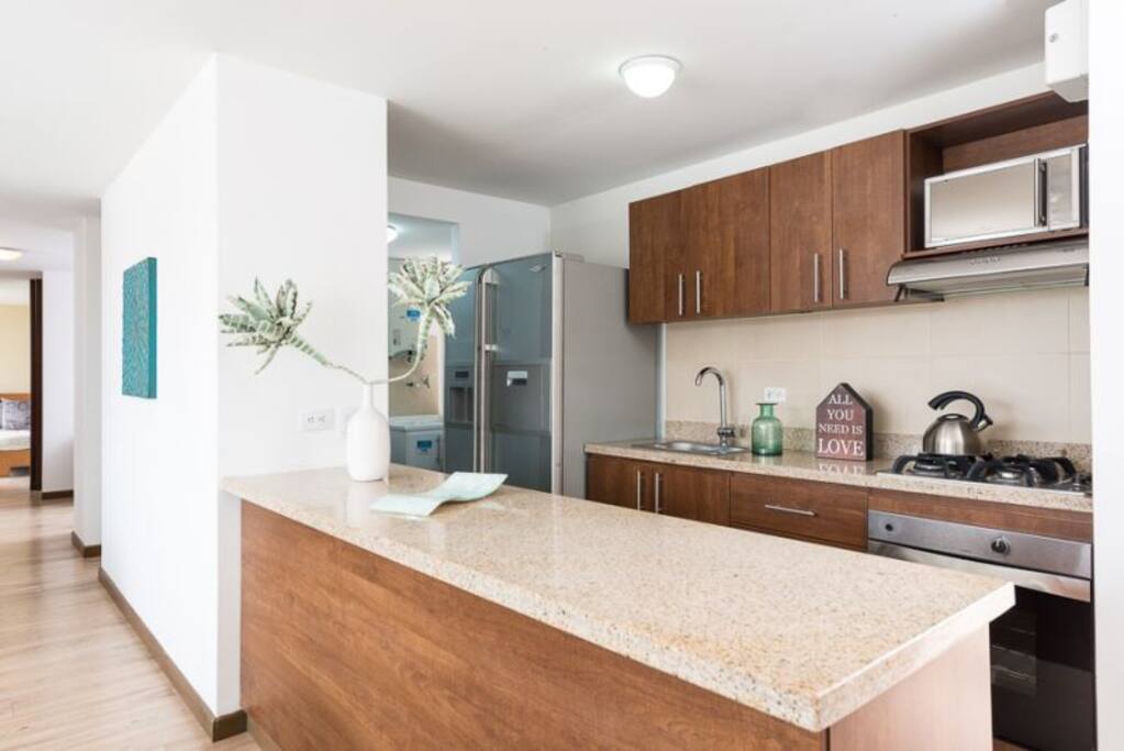 Cocina de apartamento.