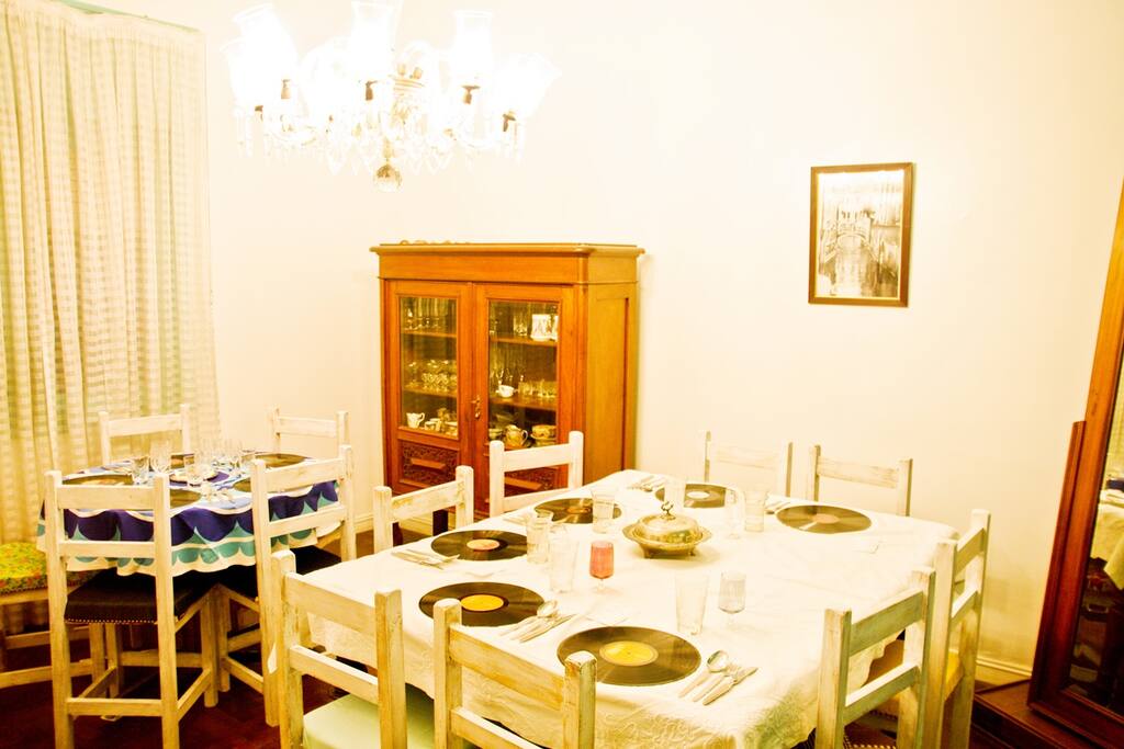 Beautiful and large dining room! Very bright and comfortable