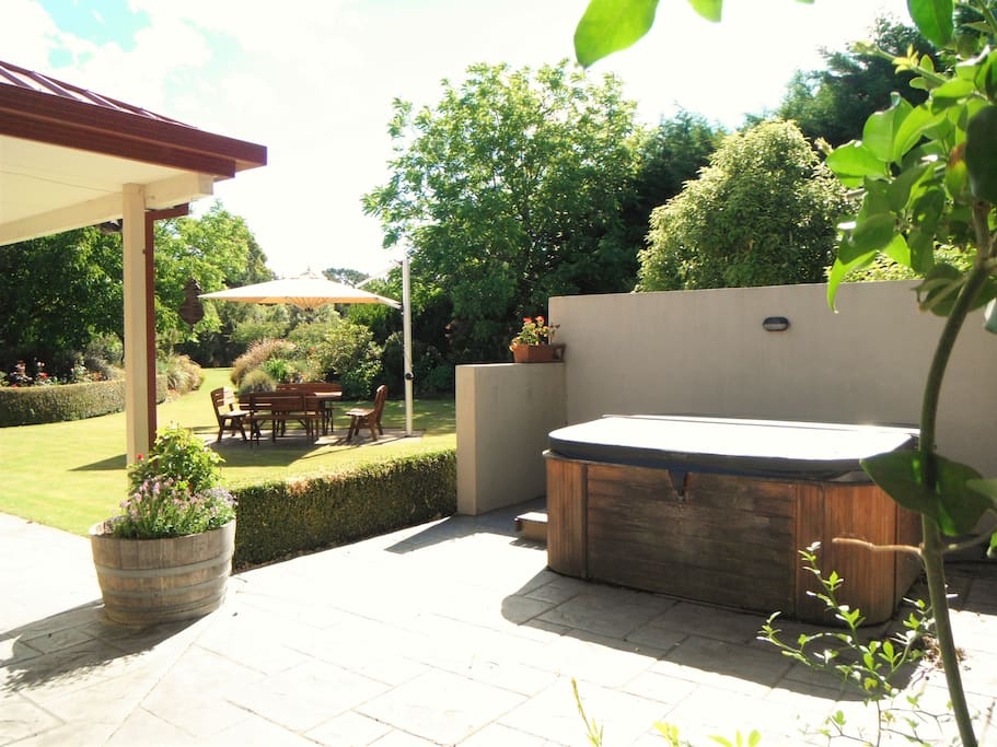 Hot tub available