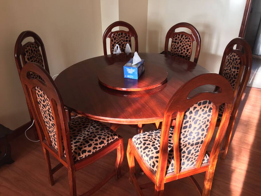 Dining areas and table