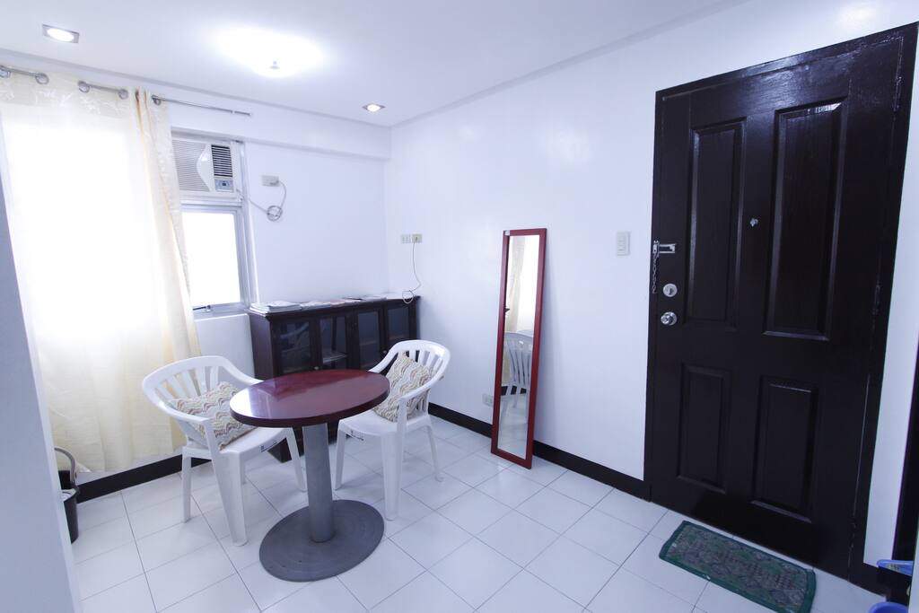 Shared aircon dining area
