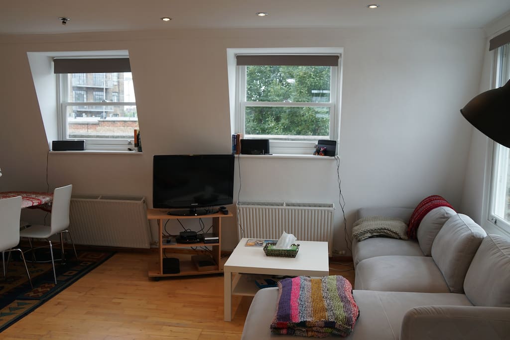 Open plan living area