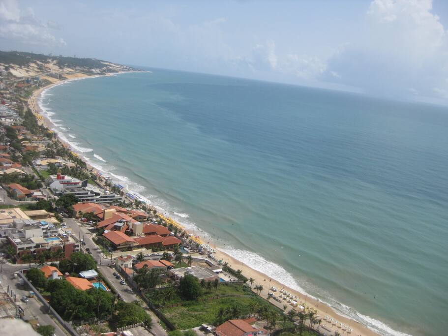 Vista da varanda para a via costeira
