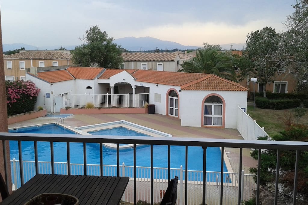 vue du balcon
