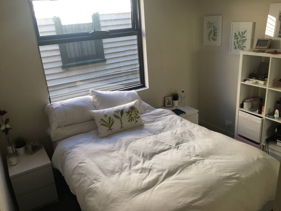 Bedroom 1. Private ensuite across hallway.