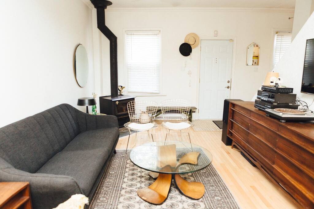Our open concept main floor offers lots of room to relax as a group.