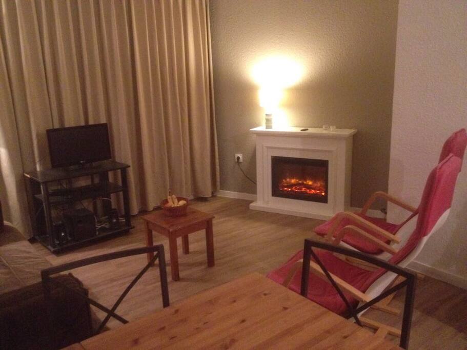 Kamer met sfeerhaard