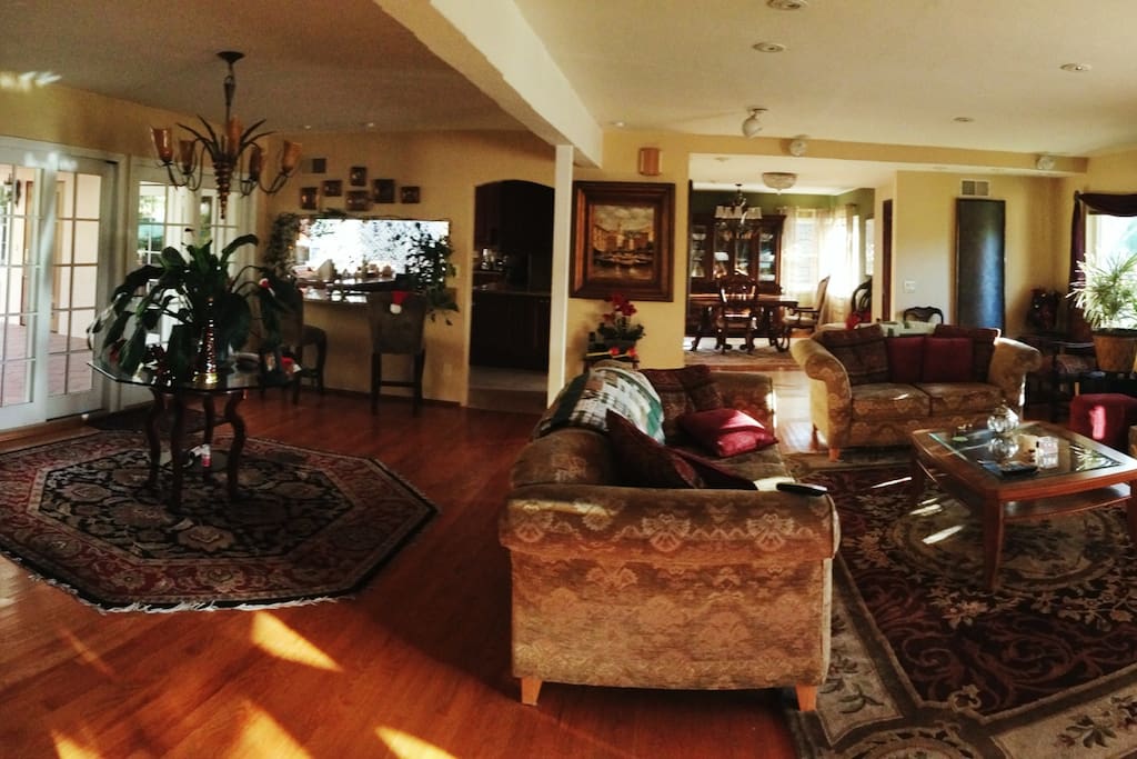 Spacious shared areas