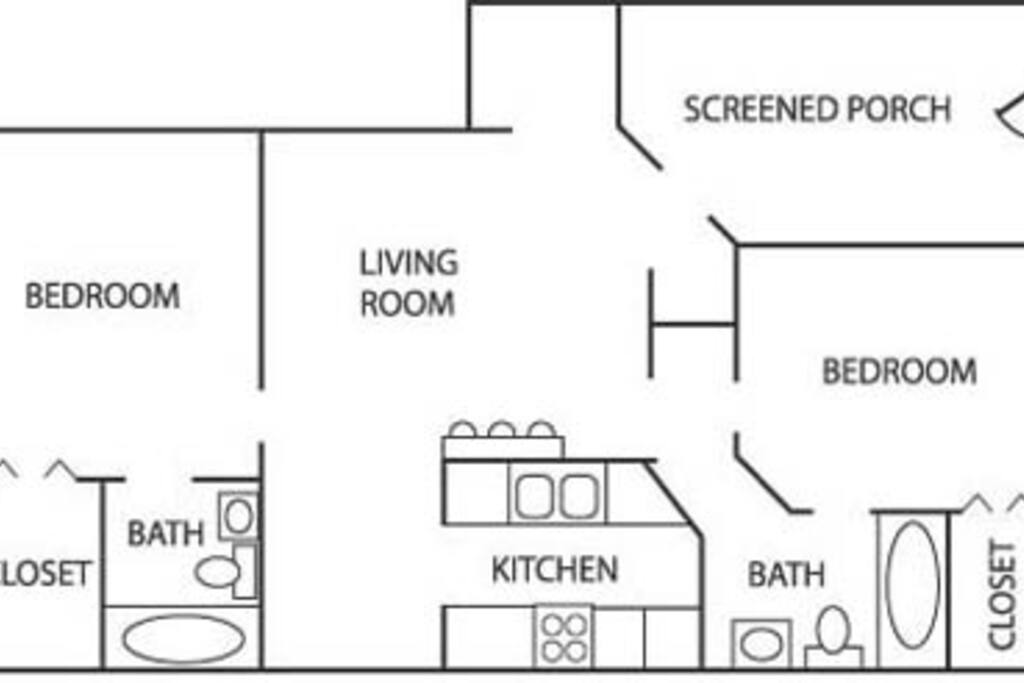 Spacious and clean.