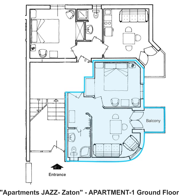 Apartment A1-Layout