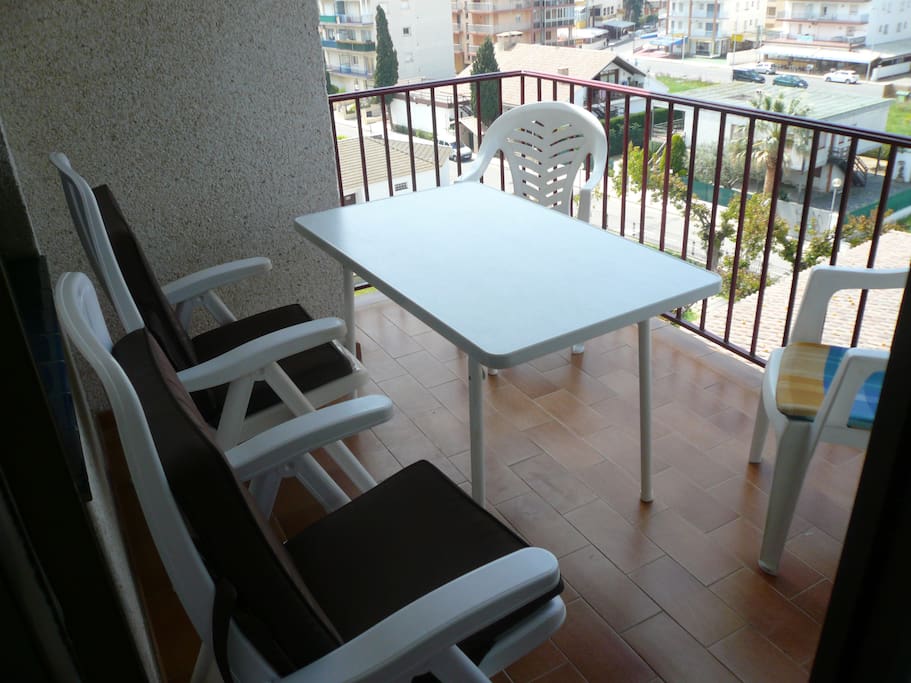 Terrasse ensoleillée