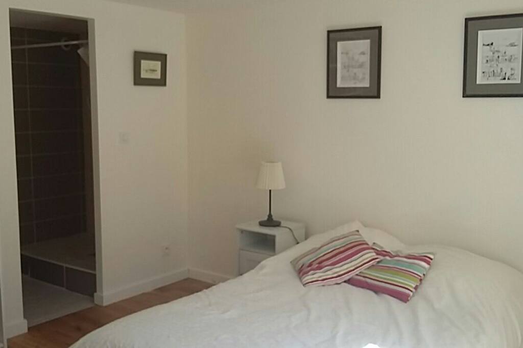 chambre avec salle de bain privative