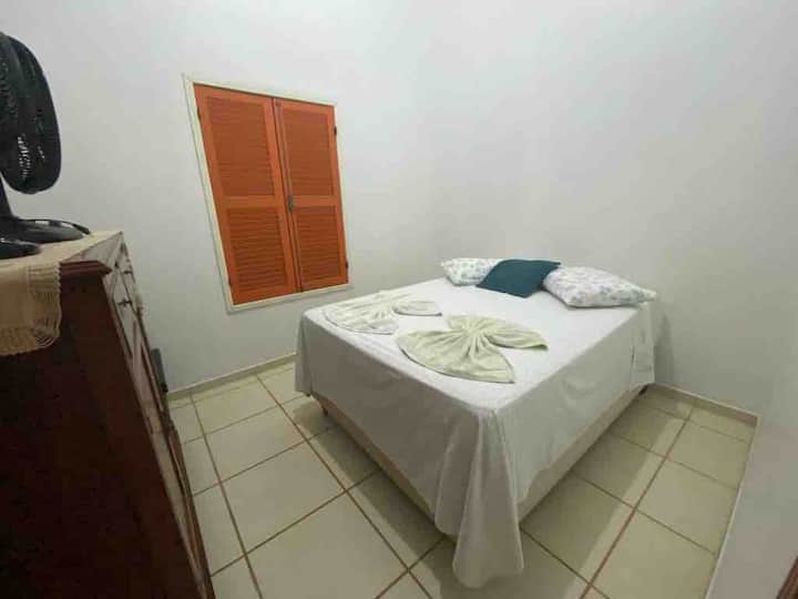 Bedroom 3 - with double bed with possibility to put another double mattress on the floor next to the bed.