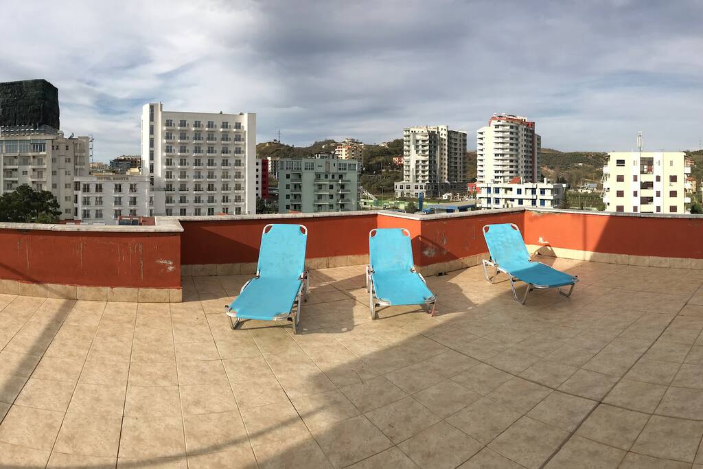 The terrace