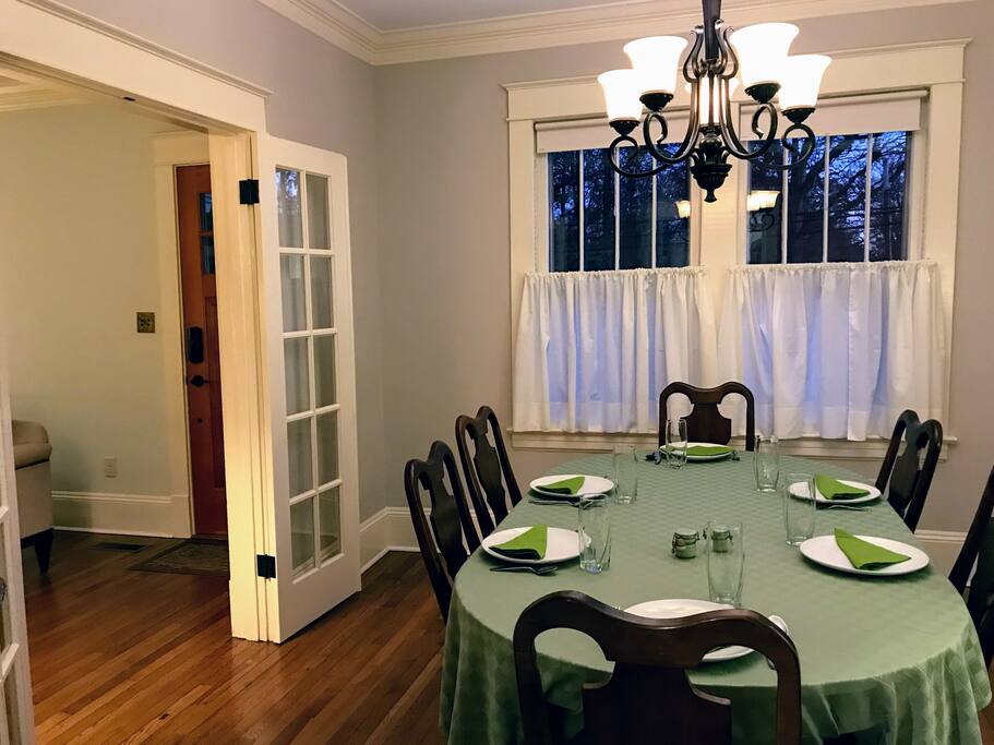 Table for Six, with high chair available.