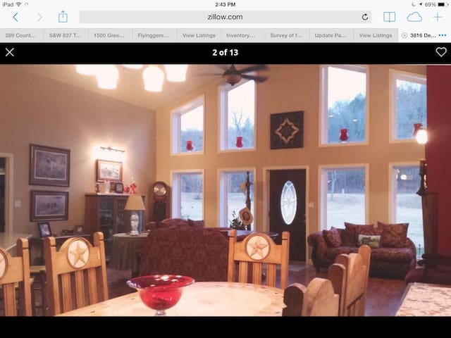 Ozark Mountain Private Airport Home.