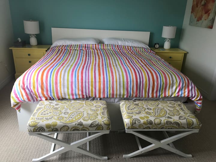 Prostrani glavni apartman s bračnim krevetom