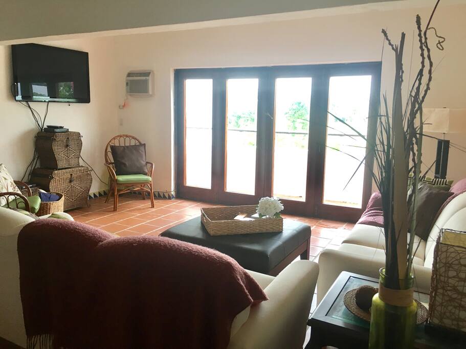 Living Room with a view to the Golf Course