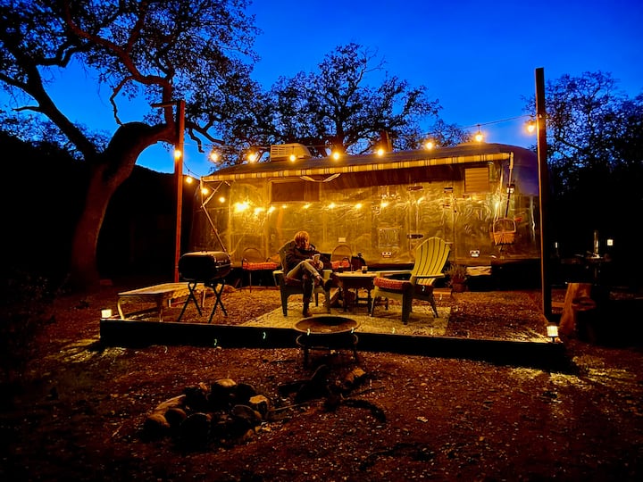 Airstream glamping on the range - Farm stays for Rent in Paso Robles ...