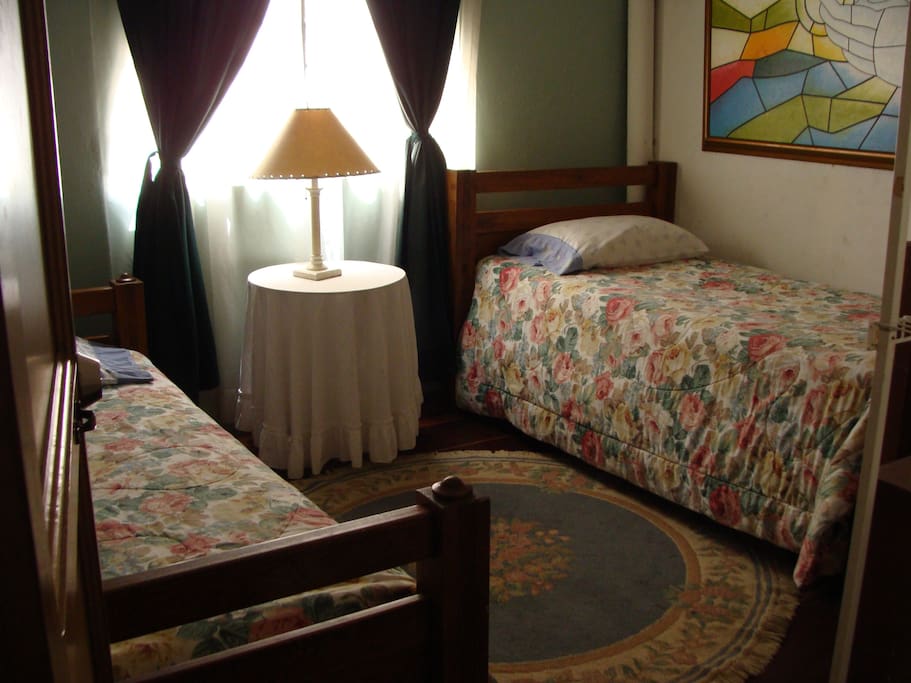 Comfortable twin beds