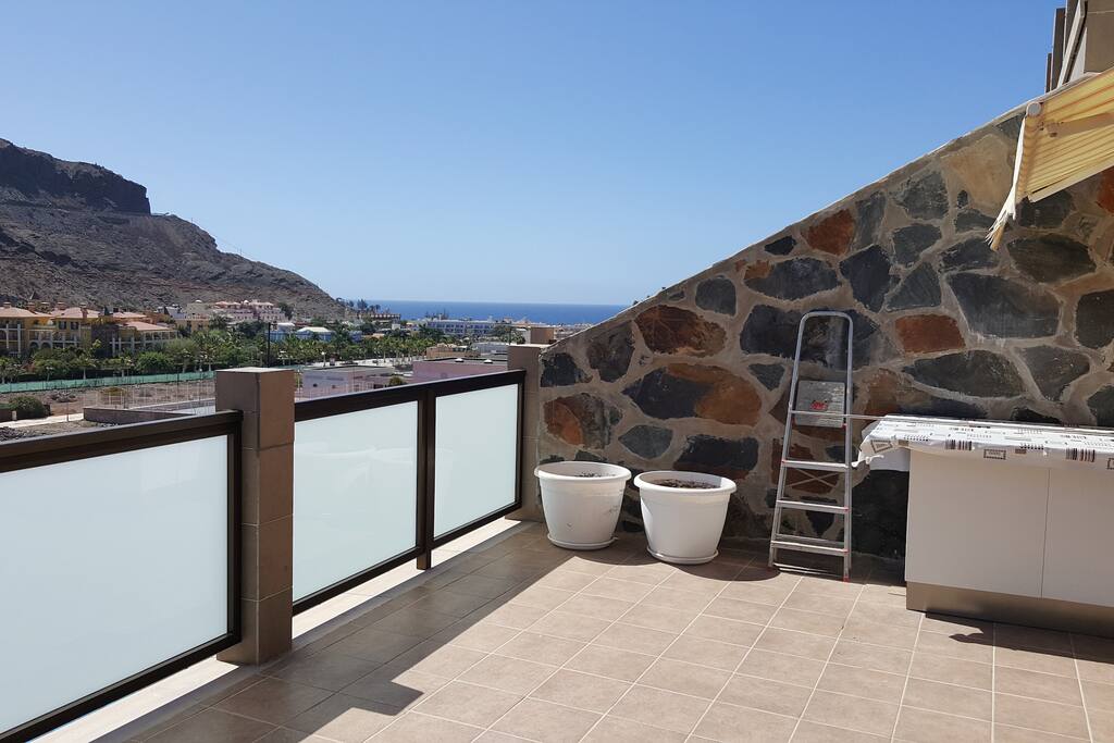 Terrace with seaview
